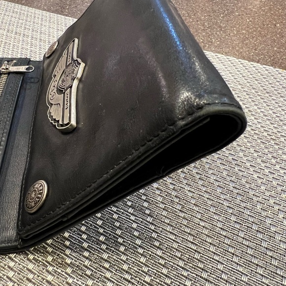 VTG Harley Davidson 100th Anniversary Authentic Tri-fold Collectible Wallet RARE - Picture 10 of 13